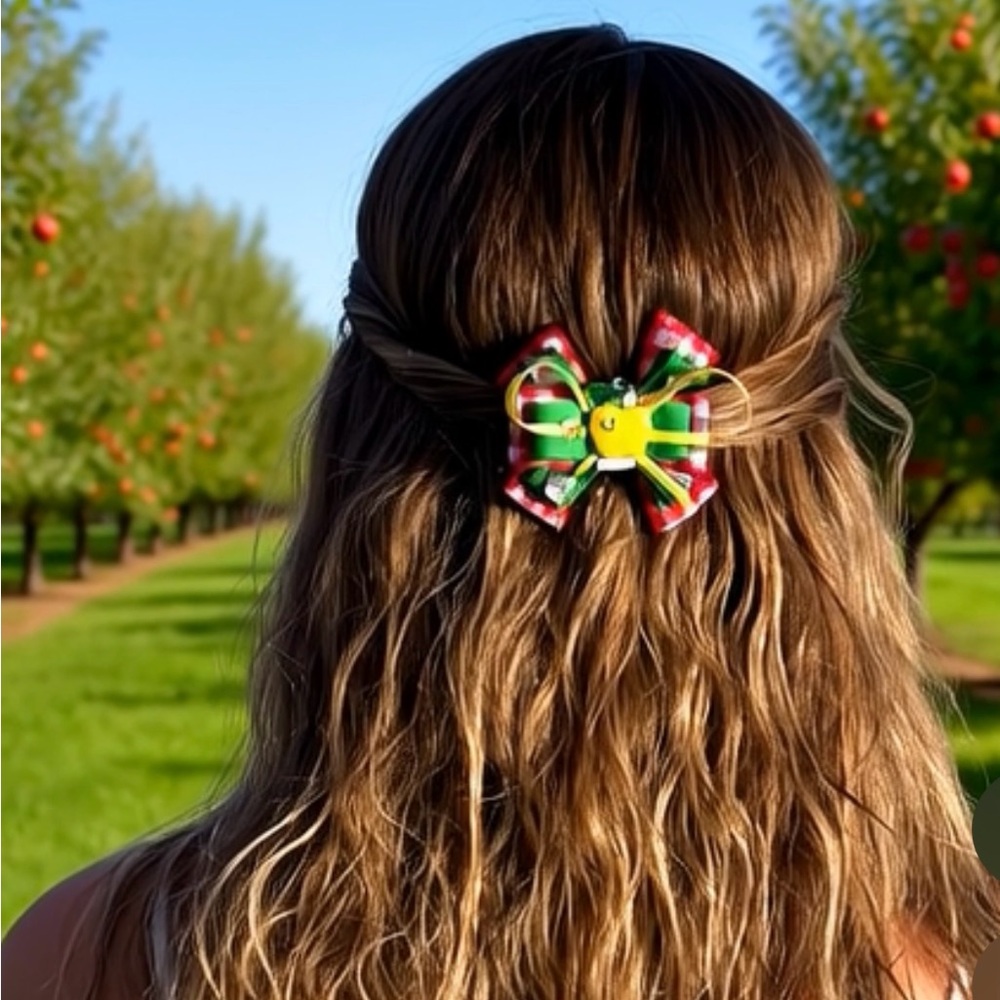 Colorful Bow Hair Clip